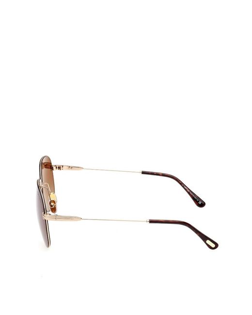 Tom Ford Multicolor Eyewear Oval Frame Sunglasses for men