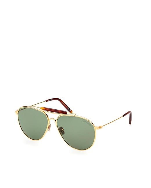Tom Ford Green Eyewear Raphael Aviator-Frame Sunglasses for men