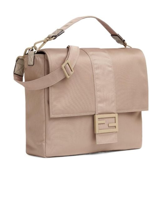 Fendi Pink Baguette Messenger Bag for men