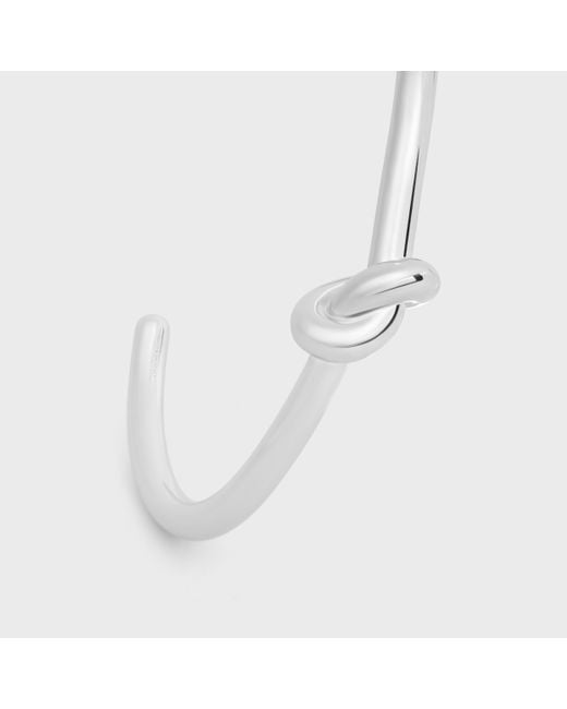 Céline White Knot Cuff for men