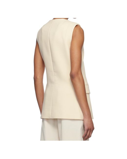 Rag & Bone Natural Button Vest