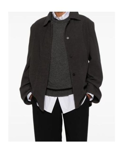The Row Black Baeza Concealed-Fastening Jacket