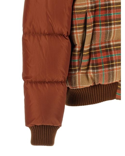 DSquared² Brown 'D2 Upside Down' Bomber Jacket for men