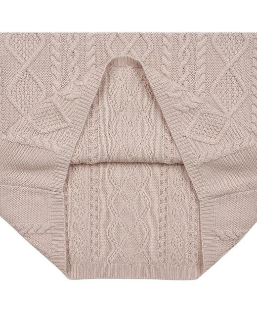 Max Mara Pink High-Necked Long-Sleeved Sweater