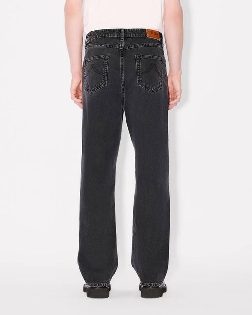 KENZO Blue Botan Loose Fit Jeans for men