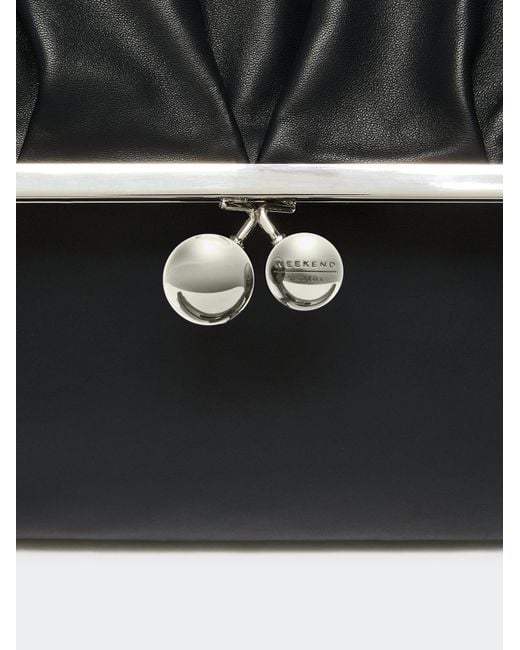 Weekend by Maxmara Black Envelope-Style Pasticcino Shoulder Bag