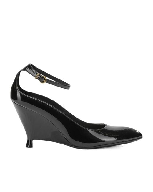 Pinko Black Round-Toe High Heels