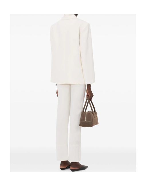 Loulou de Saison Natural Long-Sleeved Suit Jacket