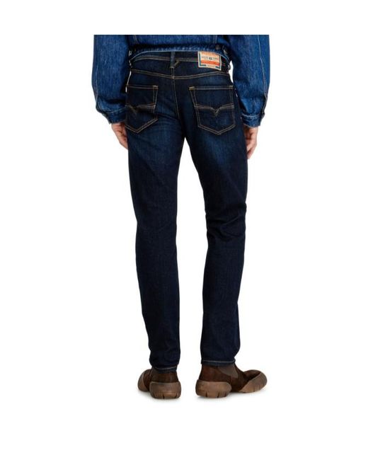 DIESEL Blue Larkee-Beex Tapered Jeans for men