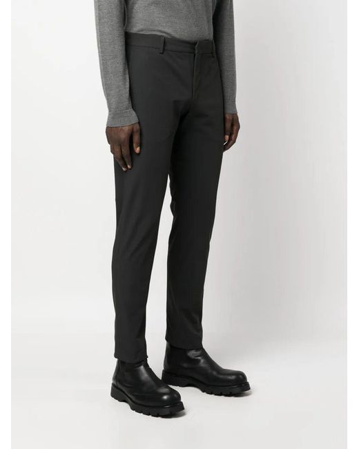 PT01 Black Belt Loop Casual Pants for men