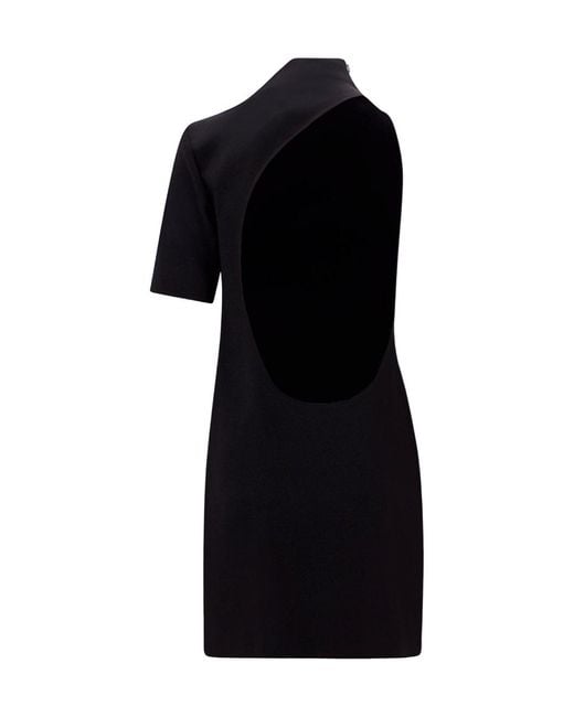 Sportmax Black Logo Dress
