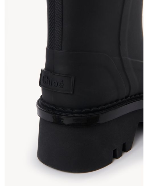 Chloé Black Chloé Raina Rain Boots