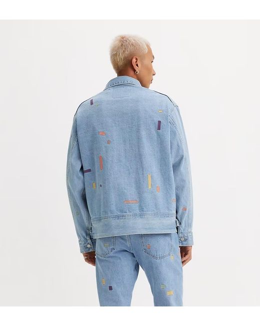Levi's Blue Utility Denim Trucker Jacket for men
