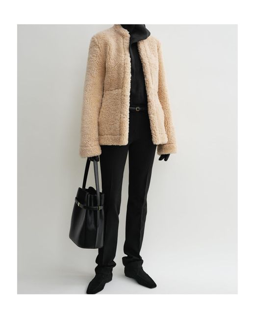 Totême Natural Totême Cinched Long Sleeved Jacket