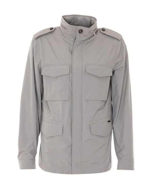 Moorer Gray Denver Field Jacket for men