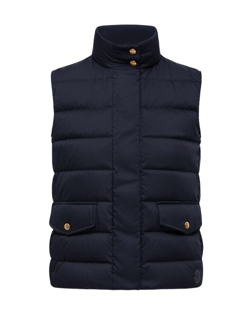 Moncler Blue Besset Quilted Gilet