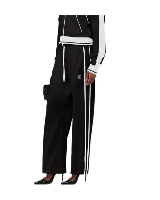 Amiri Black Side-Stripe Track Pants