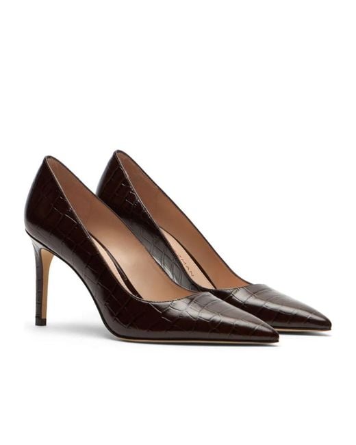 Stuart Weitzman Brown Stuart Power Pump 85