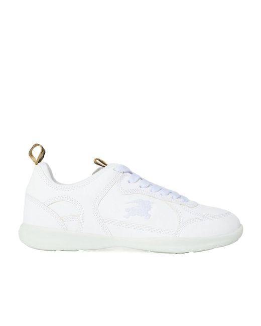 Burberry White Burb Matrix Sneak Ld52