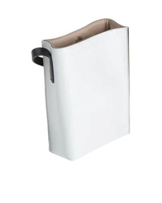 Marni Gray Solid Colour Cross-Body Bags