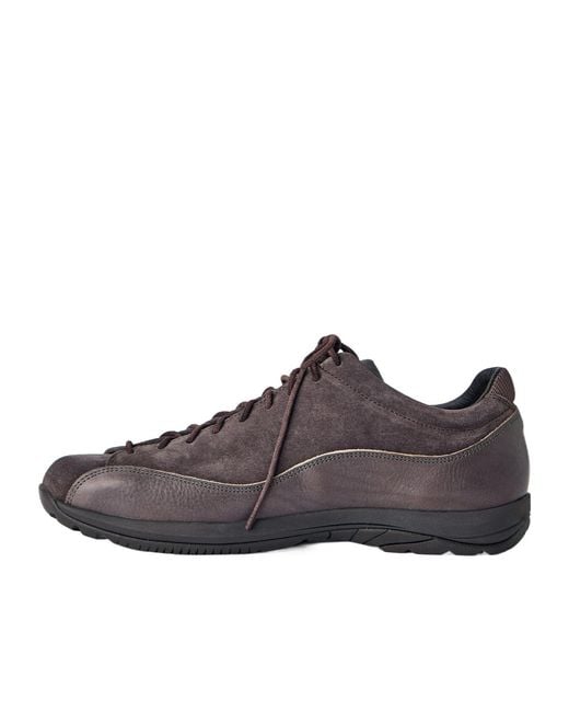 Diemme Brown Bardolino Lace-Up Low-Top Sneakers for men