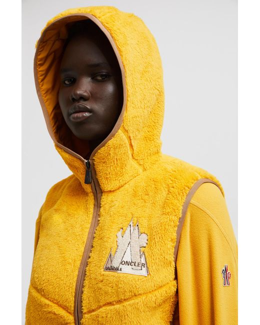 Moncler Yellow Fleece Gilet