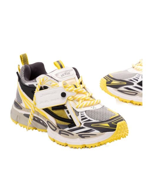 Off-White c/o Virgil Abloh Metallic Lace-Up Sneakers for men