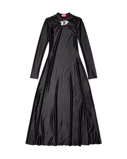 DIESEL Black D-Iamo Draped Dress