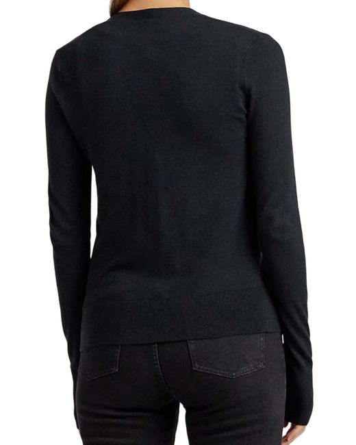 Ralph Lauren Black Fine-Knit Cardigan
