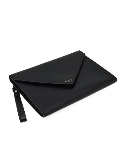 Ferragamo Black Document Holder for men