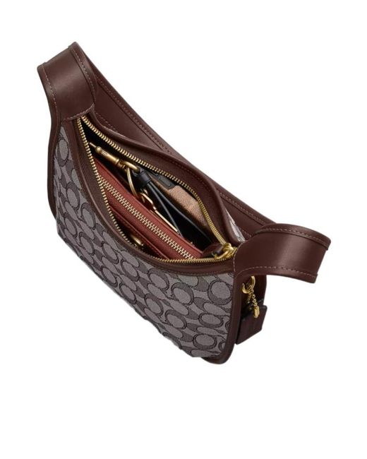 COACH Brown Monogram Tote Bag