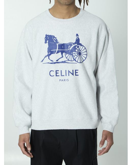 Céline White Sweatshirt for men