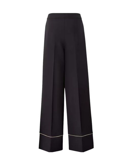 Fendi Blue High-Waist Pyjama Trousers