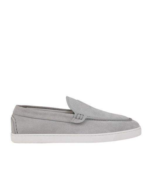 Christian Louboutin Gray Moonboat Loafers for men