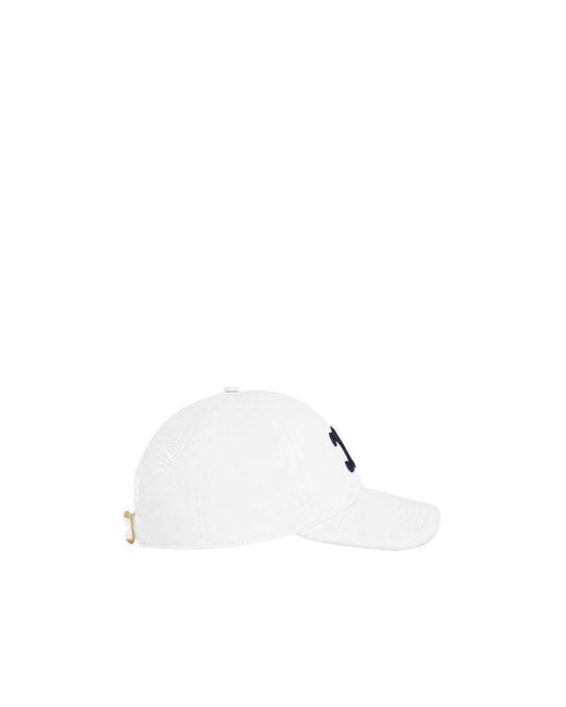 Céline White Triomphe Baseball Cap