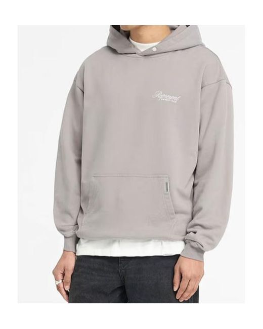 Represent Gray Owners Club Script Hoodie for men