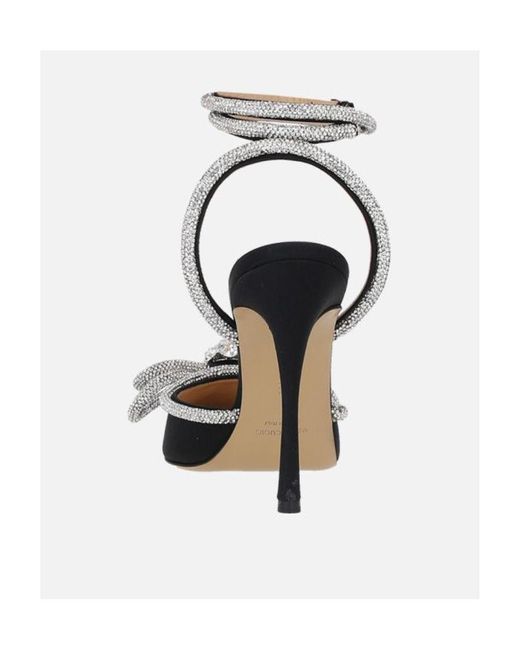 Mach & Mach White Logo High Heels