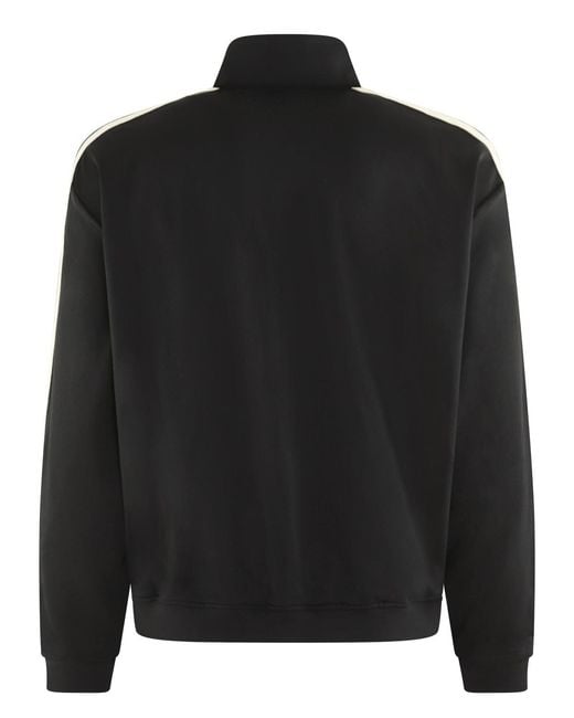 Represent Black Logo Embroidered Jacket for men
