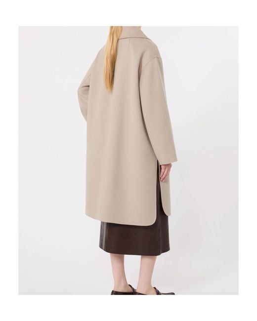 Max Mara Natural S Magnolia Double-Breasted Coat
