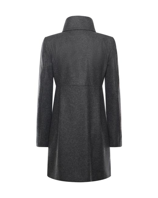 Fay Gray Hook-Closure Wool Coat