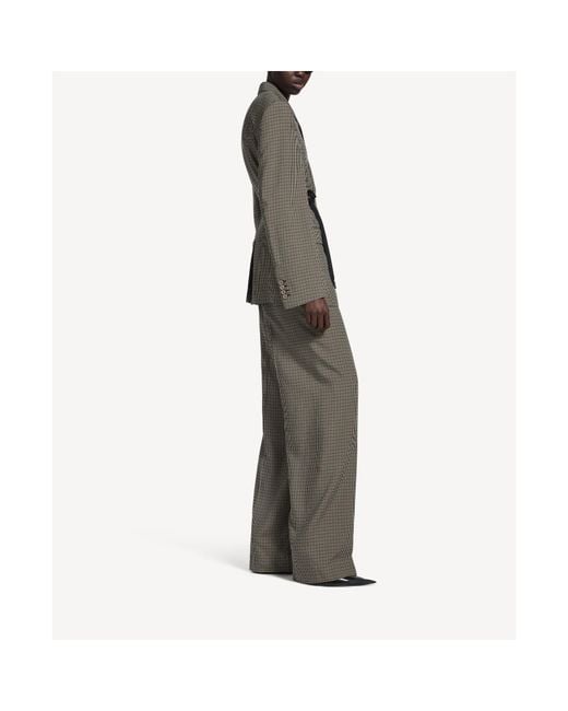 Balenciaga Gray Wrap Tailored Jacket