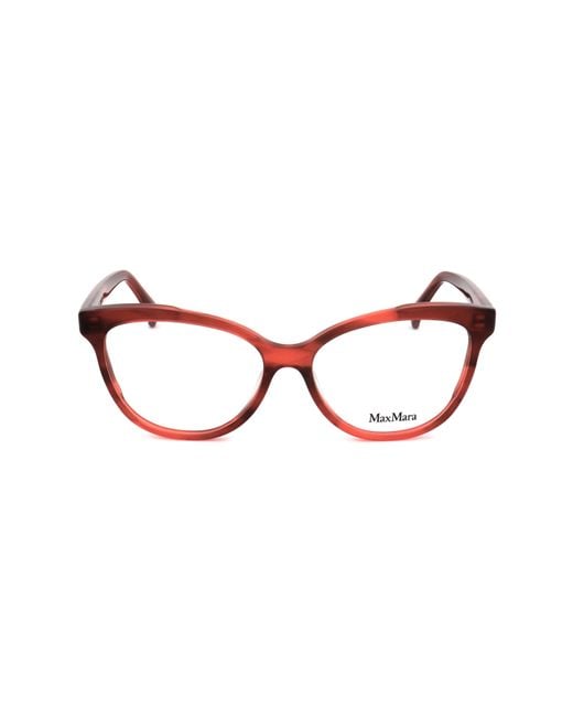 Max Mara Black Cat-Eye Frame Glasses
