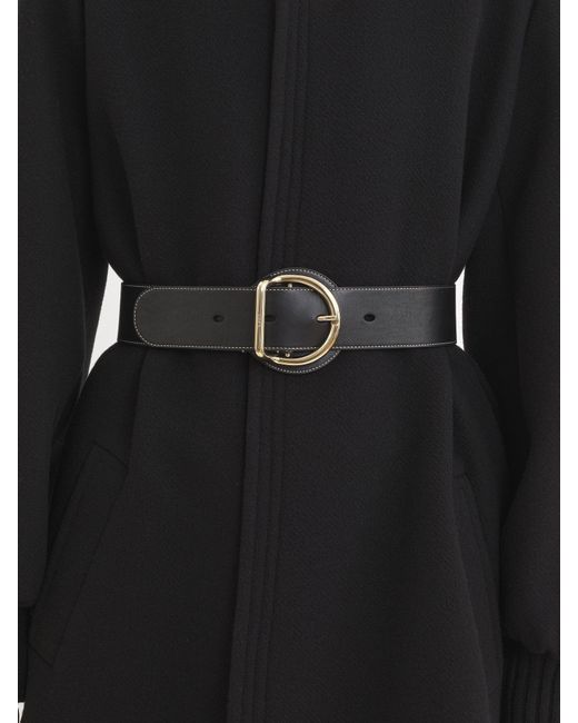 Chloé Black Chloé Tim Buckle Belt