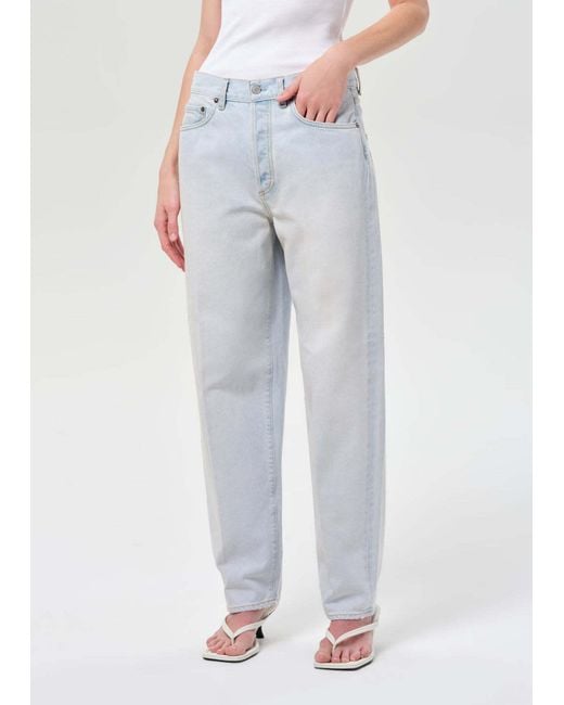 Agolde Gray Nate Relaxed Jeans