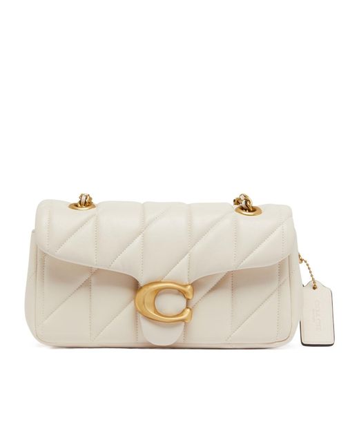 COACH Natural Quilted Tabby 20 Shoulder Bag