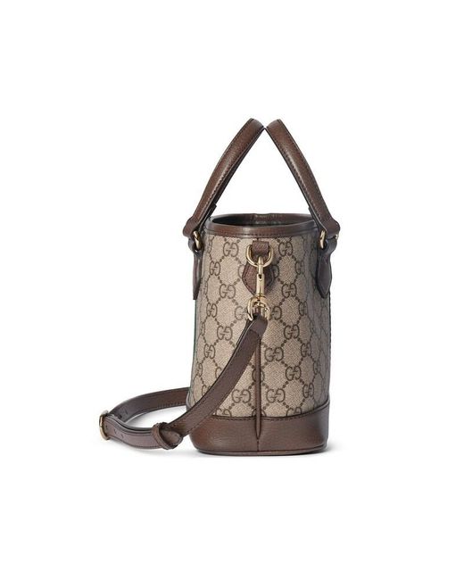 Gucci Brown Ophidia Small Tote Bag