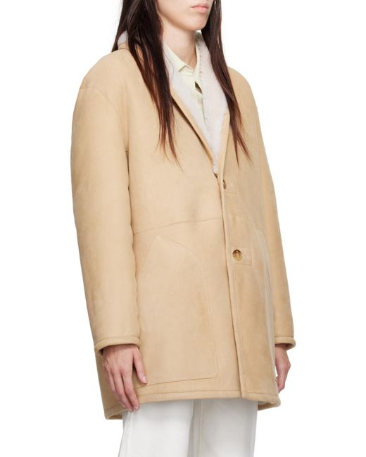 Calvin Klein White Long-Sleeved Coat