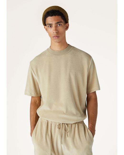Loro Piana Natural Short-Sleeved T-Shirt for men
