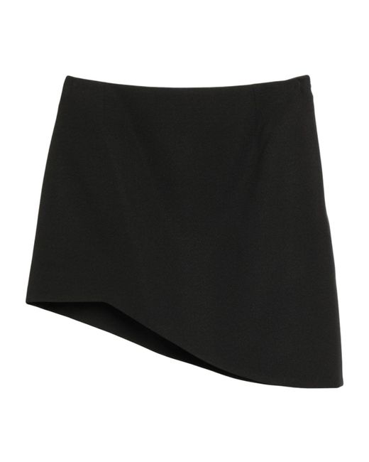 Saint Laurent Black Zip Fastening Flared Skirt