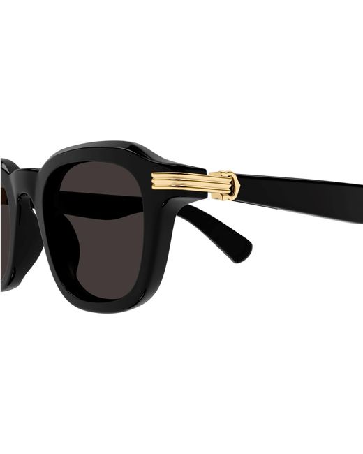 Cartier Black Round Rectangle Sunglasses for men